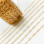 Load image into Gallery viewer, V298GF. 14k Gold Filled Textured &amp; Smooth Paperclip Link Chain