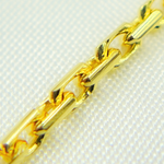 Load image into Gallery viewer, 080R04CLH5. 14k Solid Yellow Gold Box Link Chain
