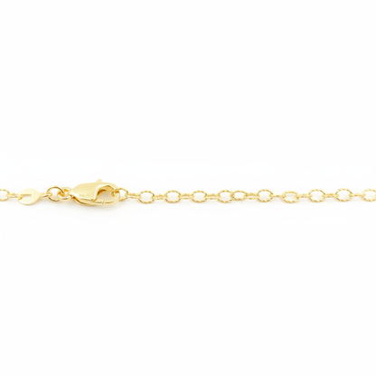 045O03. 14K Solid Gold Cable Chain