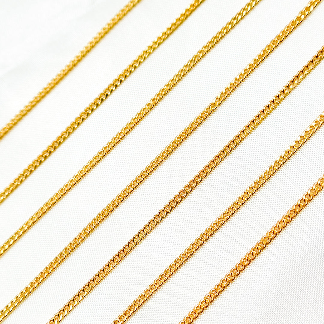 68HRGF. 14K Gold-Filled Flat Curb Chain