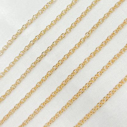 14K Gold Filled Cable Chain