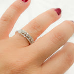 Load image into Gallery viewer, 14k Solid Gold Diamond Ring. RFE15994
