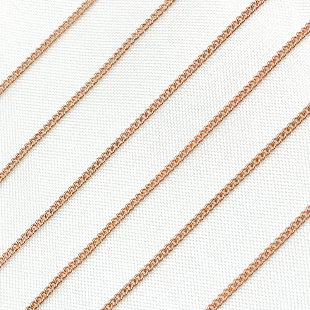 Rose Gold Filled Curb Link