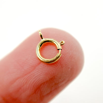 6MM Gold Filled Spring Ring Clasp