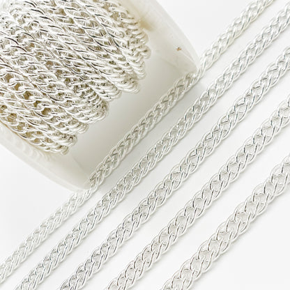 Sterling Silver Double Curb Chain