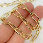 Load image into Gallery viewer, Gold Plated 925 Sterling Silver Oval Link Chain. V14GP
