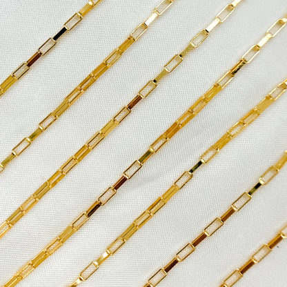14K Gold Filled Box Link Chain
