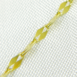 Load image into Gallery viewer, Z46GP. Gold Plated Sterling Silver Flat Marina Link Chain