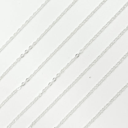 Sterling Silver Flat Cable Chain