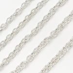 Load image into Gallery viewer, Y99SS. Sterling Silver Smooth Oval Link Chain
