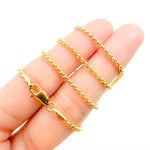 Load image into Gallery viewer, 100KV0934000. 14k Solid Yellow Gold Venetian Box Link Necklace