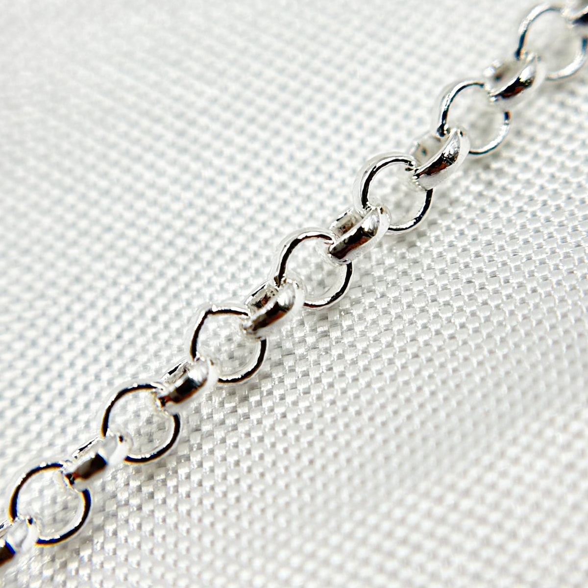 Sterling Silver Rolo Link Chain