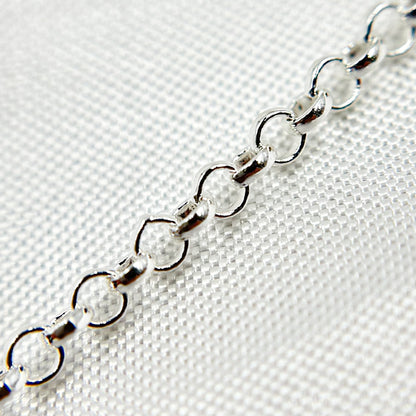 Sterling Silver Rolo Link Chain