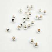 2.5MM Sterling Silver Seamless Beads