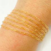 14K Gold Filled Flat Oval Link Chain