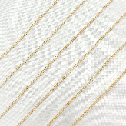14K Gold-Filled Cable Chain