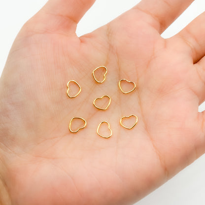 V294MGF. 14k Gold Filled Heart Charm