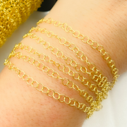 Solid Gold Smooth Round Link Chain