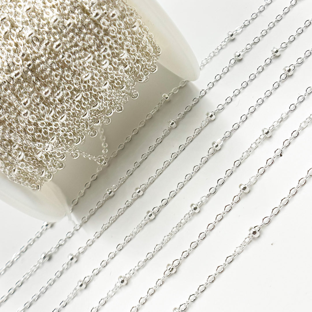 1381SS. Sterling Silver Satellite Chain