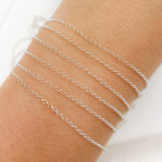 Sterling Silver Rolo Link Chain