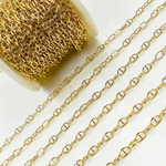 Load image into Gallery viewer, Z2GP. Gold Plated 925 Sterling Silver Smooth Marina Link Chain