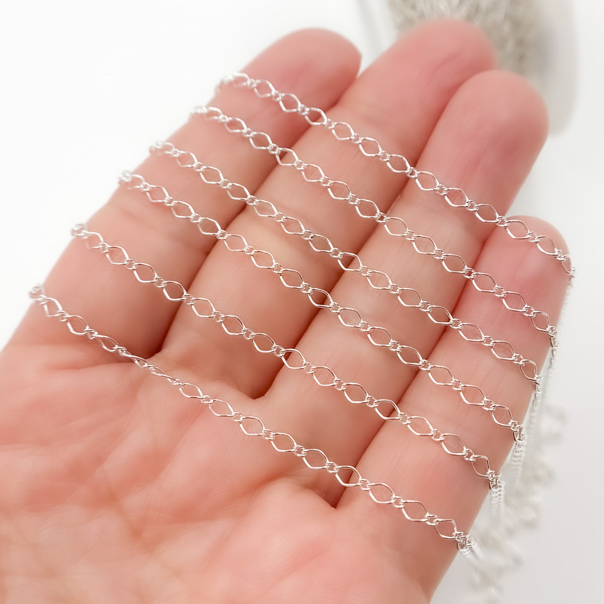 Sterling Silver Cable Link Chain