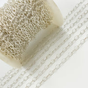 Sterling Silver Oval Cable Link Chain