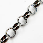 Load image into Gallery viewer, Sterling Silver Black Rhodium Rolo Chain