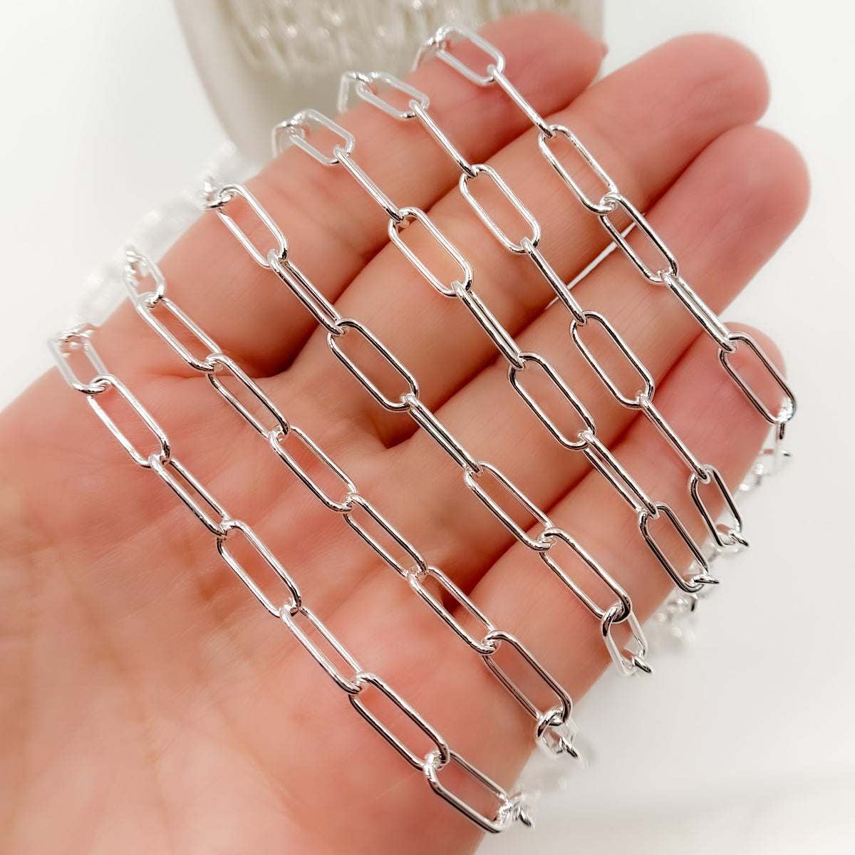 Sterling Silver Paperclip Chain