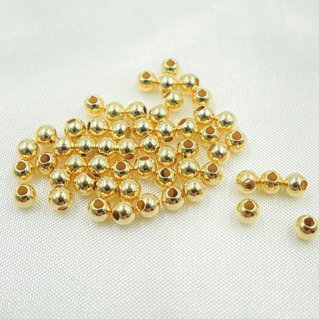 2925SB30H09. 14k Gold Filled Seamless Beads 3mm