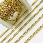 Load image into Gallery viewer, Gold Plated 925 Sterling Silver Gold Plated Curb Chain