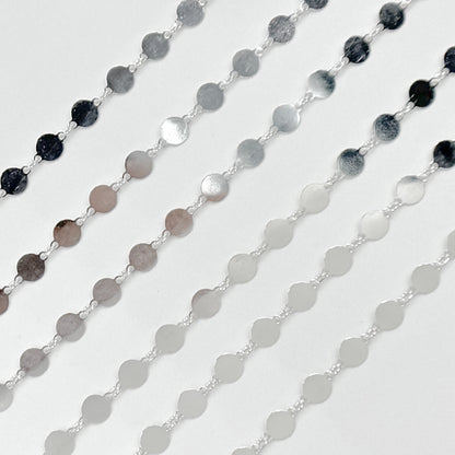 Sterling Silver Disc Chain