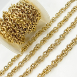 Load image into Gallery viewer, Y121GP. Gold Plated 925 Sterling Silver Hollow Smooth Circle Link Chain