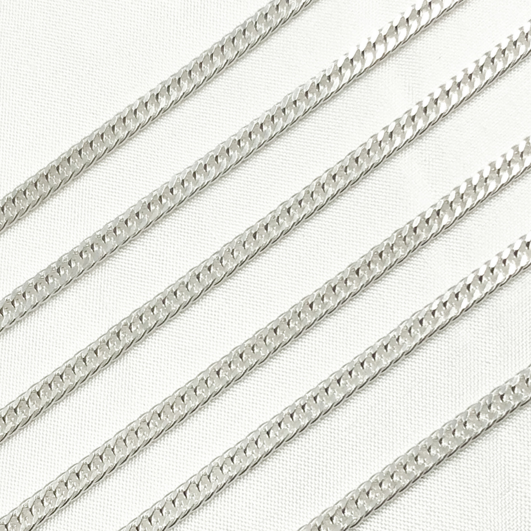 Y67SS. Sterling Silver Solid Double Curb Chain