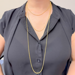 Load image into Gallery viewer, Gold Plated Sterling Silver Ball Necklace
