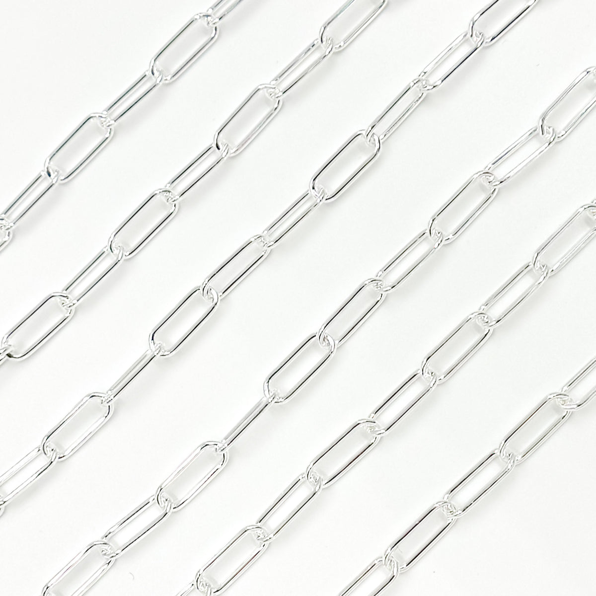 Sterling Silver Paperclip Chain