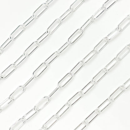 Sterling Silver Paperclip Chain