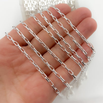 Sterling Silver Box Link Chain