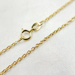 Load image into Gallery viewer, 035R08LGJ138. 14K Solid Gold Cable Link Chain
