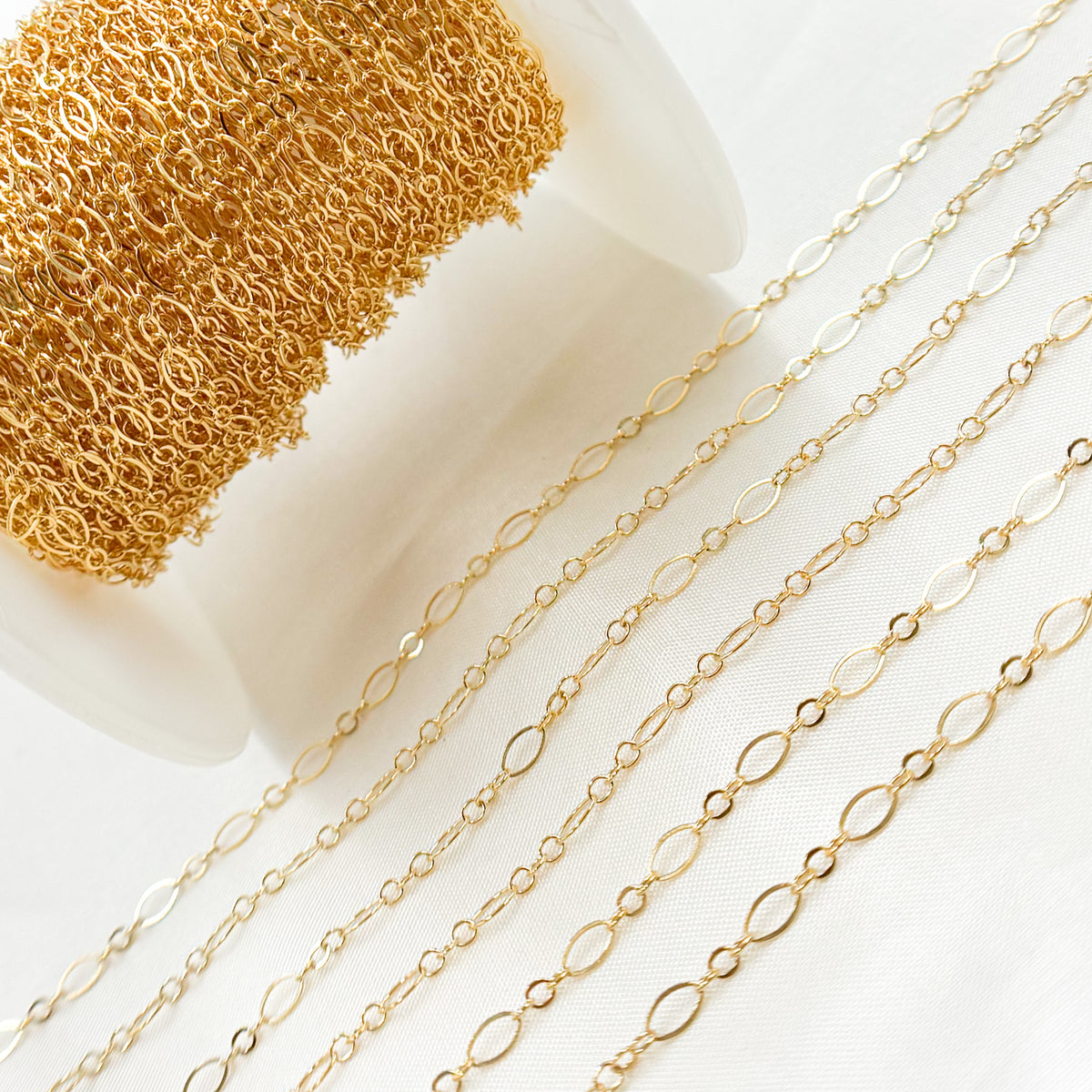 14K Gold Filled Long & Short Link