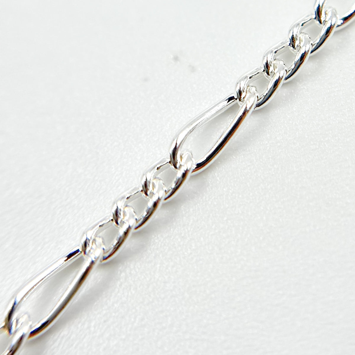 Sterling Silver Figaro Chain