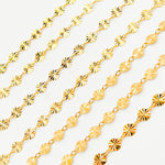 Load image into Gallery viewer, V65DCGF. 14K Gold Filled Diamond Cut Disc Chain
