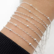 Sterling Silver Satellite Chain