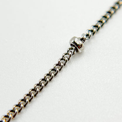 Oxidized Sterling Silver Satellite Necklace
