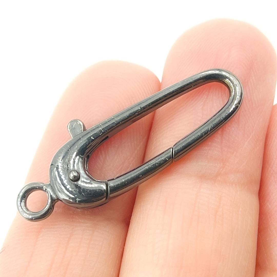 319. Sterling Silver Hollow Trigger Clasp