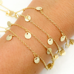 Load image into Gallery viewer, 302D. Disc Shape 6mm Dangle Wire Chain