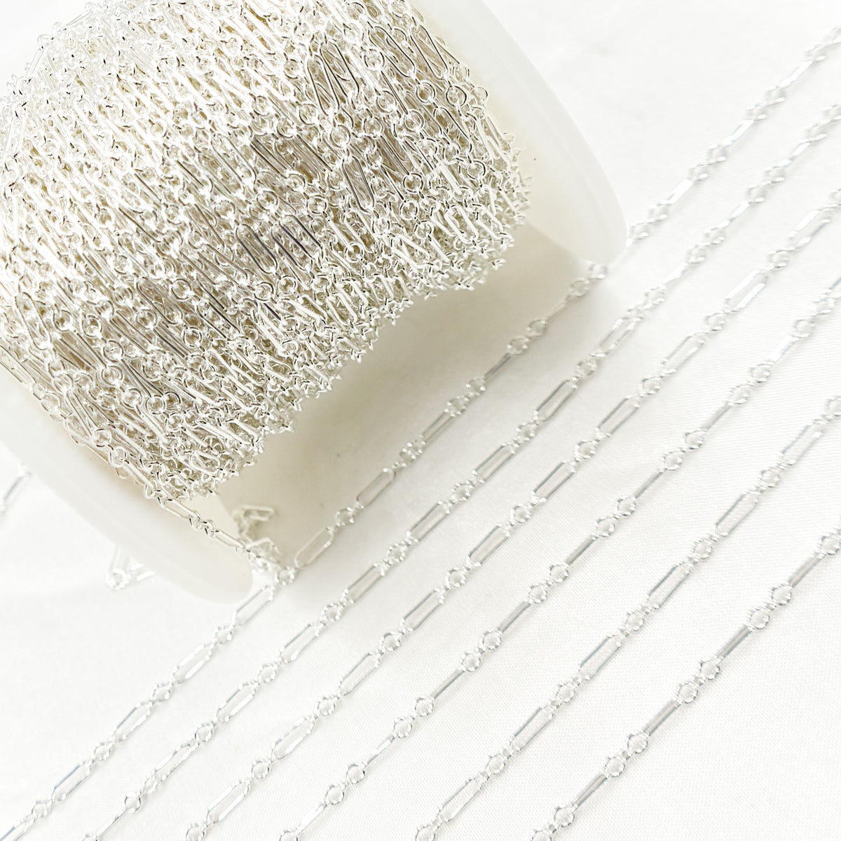 Sterling Silver Long & Short Link Chain