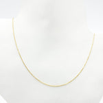 Load image into Gallery viewer, 025R01T518K. 18K Solid Yellow Gold Cable Chain
