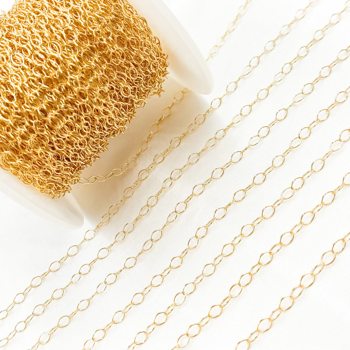 Gold Filled Oval Link Chain