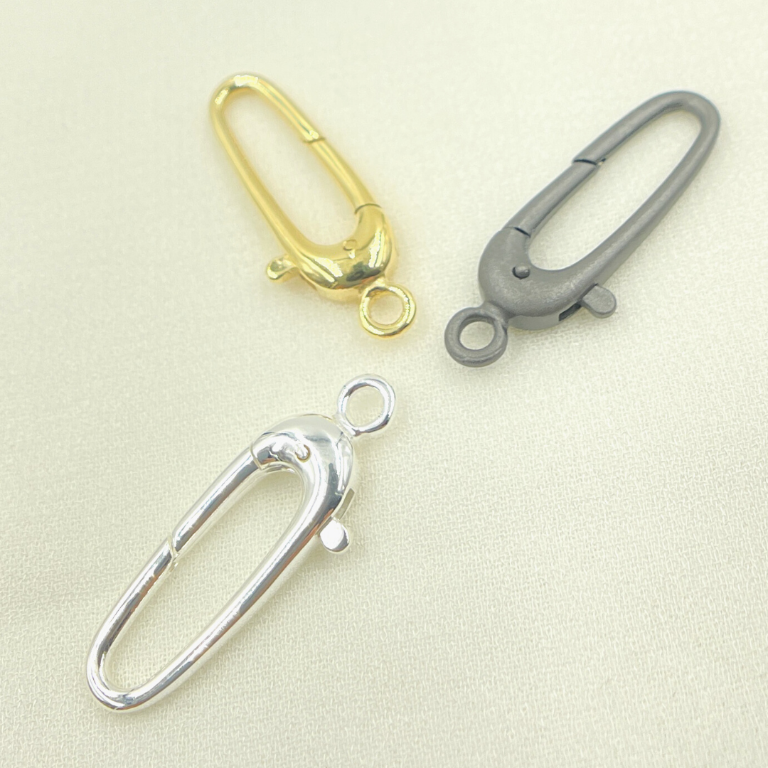 319. Sterling Silver Hollow Trigger Clasp